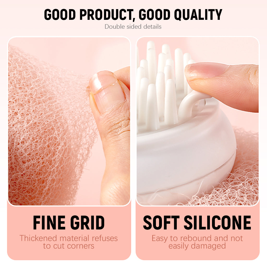 MAYCREATE Retractable Bathing Brush 14.8 inches Long Handle Sponge Brush Double Side Floral Bathing Loofah Brush Body Massager Back Scrubber Exfoliator Brush MAYCREATE Retractable Bathing Brush 14.8 inches Long Handle Sponge Brush Double Side Floral Bathing Loofah Brush Body Massager Back Scrubber Exfoliator Brush